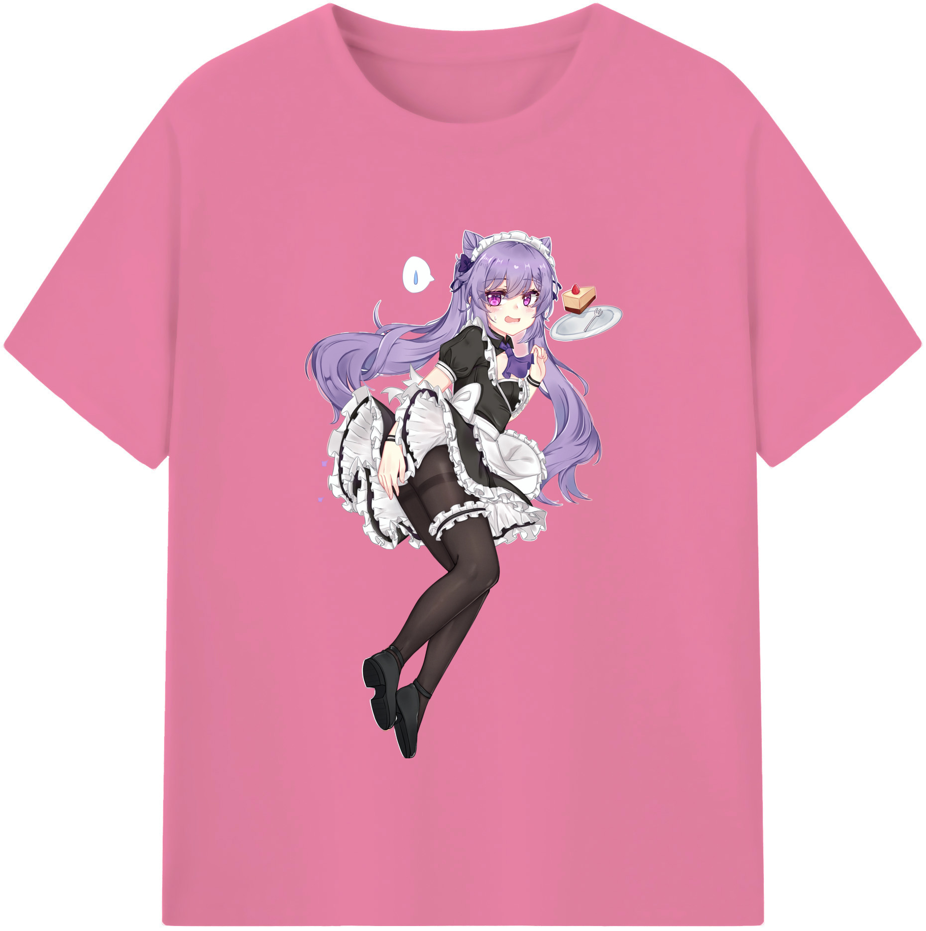 げんし神 刻晴 こくせい genshin Kokusei 綿100％半袖Tシャツ（フロントプリント）